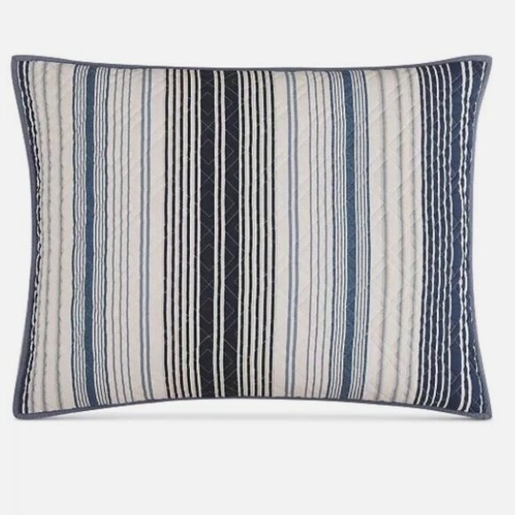 Martha Stewart Standard Pillow Sham Geometric Sails New w/tags - Picture 3 of 3